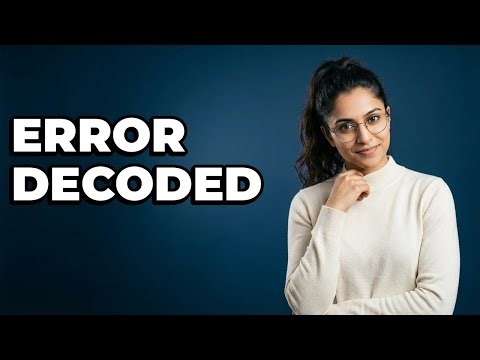 What Does a Semantic Error Message Indicate?