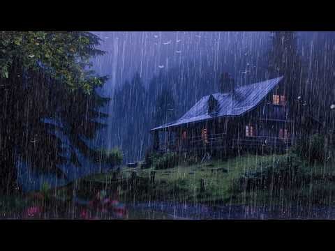 Perfect Rain Sounds For Sleeping - 99% Sleep BETTER - Relaxing Rainstorm Sounds, Study, White Noise