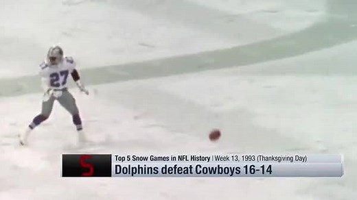976K views · 4.5K reactions | Top 5 Snow Games in NFL History 5. Miami Dolphins defeat Dallas Cowboys (WK13, 1993) 4. Philadelphia Eagles defeat Lions (WK14, 2013) 3-1.  | NFL | Facebook