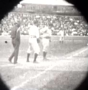 Rare footage of Honus Wagner at the plate against the New York Giants in 1906.