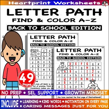 Summer coloring pages preschool A - Z coloing path fun worksheet - BTS Edition.