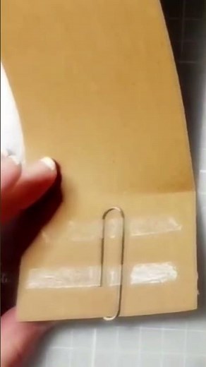 Hidden paperclip 📎 ##hiddenpaperclips #tutorial #papercrafts #scrapbooking #journaling