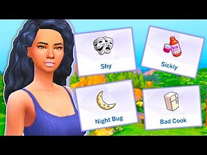 13 MORE NEW TRAITS FOR YOUR SIMS!?😱 // SHY, SICKLY, NIGHT BUG | MOD REVIEW – THE SIMS 4