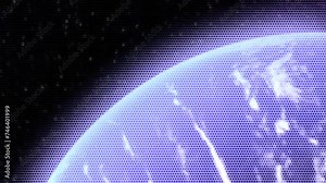 animated moving motion background showing planet earth from space