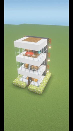 How to make mini apartment in Minecraft 🏡 #gaming #mcbuild #minecraftbuild #gaming #mcbuild
