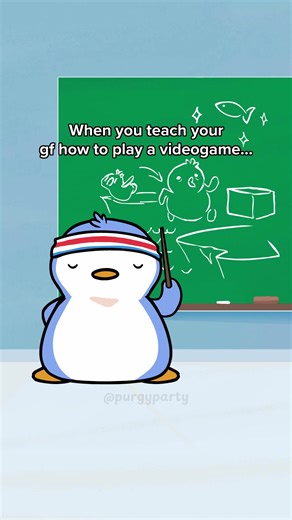 You should teach your partner how to play Pudgy Party 😭💕 Follow @purgyparty And Play The Best Mobile Game For Couples #PurgyPengoon #PudgyParty #PudgyPenguins #MobileGame #CouplesGoals