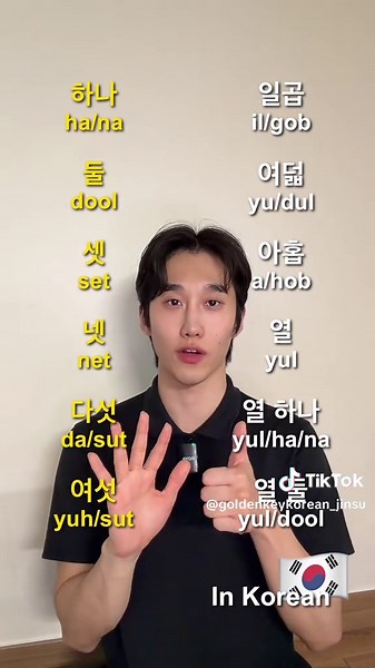 Learn Korean Numbers 1 to 12 Easily