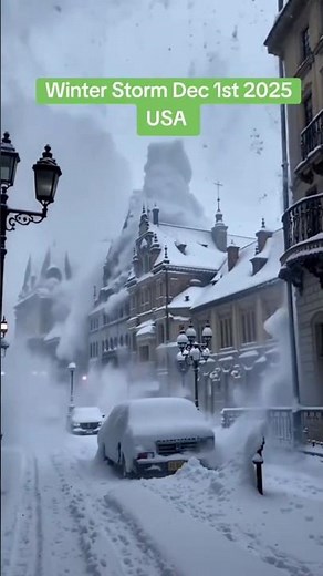 ❄️ Historic Winter Storm in USA | Dec 1st 2025 Snowfall #nyc #usa #snow #snowfall