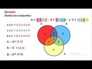 OPERACIONES COMBINADAS CON TRES CONJUNTOS EN EL DIAGRAMA DE VENN
