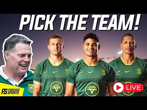 What Springbok team will Rassie pick to WIN the Rugby Championship? Fan-picked team live show