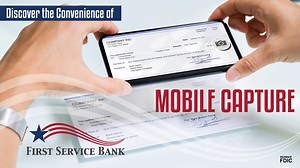 💼 BANK ANYTIME, ANYWHERE WITH MOBILE CAPTURE! 📲💻 With Mobile Capture, you can deposit checks from your office or on the go—available on both desktop and mobile! 🚀 ✅ Deposit checks anytime, even after hours ✅ Save time & cut down on trips to the bank ✅ Reduce costs on couriers & deposit prep ✅ Easily manage funds from multiple offices Make banking easier for your business! #FirstServiceStrong | First Service Bank
