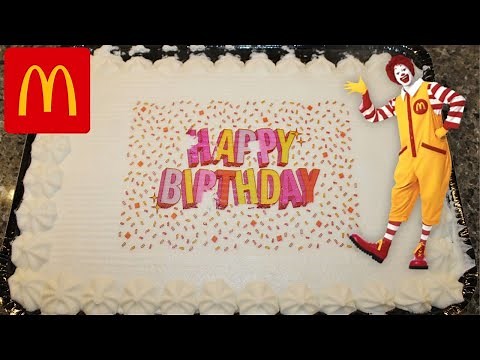 McDonald’s White Birthday Cake Review