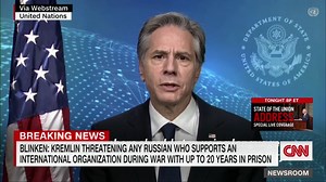 United States Secretary of State Antony Blinken delivers remarks at the United Nations Human Rights Council on the ongoing conflict between Russia and Ukraine. | CNN