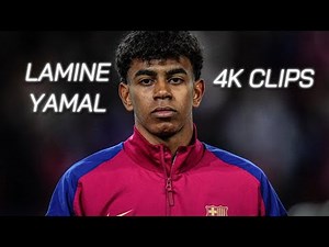 Lamine Yamal 4k clips for edit.Enhanced with Topaz