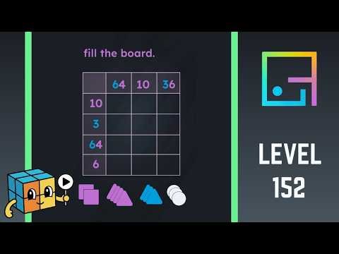 Game is Hard Level 152 Walkthrough Solution - Fill the board.
