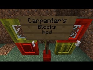 Carpenter's Blocks Mod (Minecraft Mod Showcase)