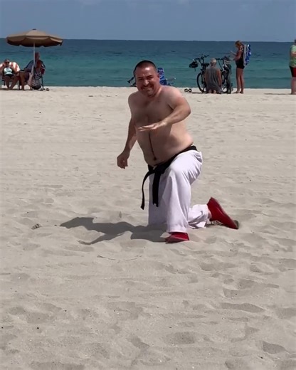 Alexander Reyes | Testing Martial Arts Arm Strength & Technique Power Zone Spring Beach Board Breaking Event #hollywood #beach #martialarts #springbreak... | Instagram