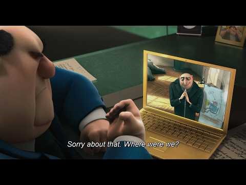 Gru Contacts Perkins on TV | Despicable Me (2010)