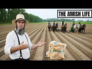 How Amish Plant 40 Acres of Corn in 3 Days With Just Horses | The Amish Life