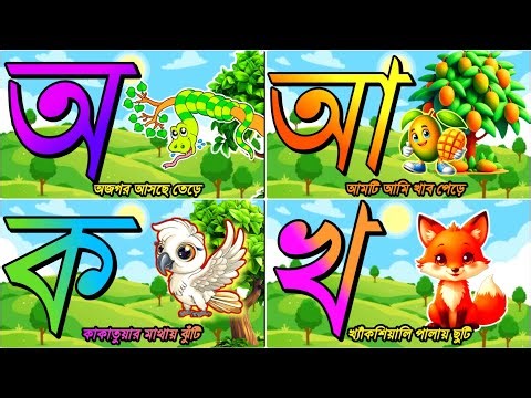 Bangla Bornomala for Kids | Learn Vowels and Consonants Easily | Preschool Bangla Class