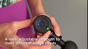 Mini Massage Gun, Portable Deep Tissue Massage Gun, Super Quiet Handheld Fascia Gun Massager, for Fitness Workout, Pain Relief Percussion Muscle Gun with 4 Massage Heads, Easy to Carry