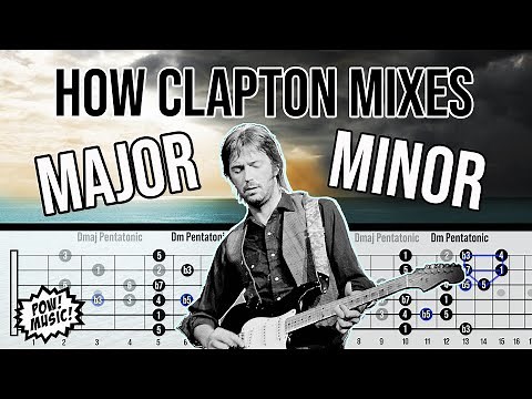 How Eric Clapton Mixes Major & Minor Pentatonic/Blues Scales! (fretLIVE Lesson & Theory Deep Dive)
