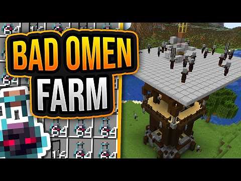 BAD OMEN FARM (TUTORIAL) ✨ Minecraft 1.21 ✨ ErikOnHisPeriod