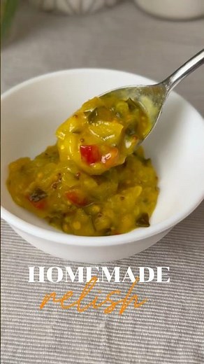 Homemade relish | Sweet, tangy and easy! #heymamacom#relish#sauce#hotdog#cooking#shorts
