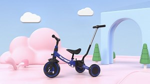 Watch 7 in 1 Toddler Bike with Parent Push Handle Kids Tricycles on Amazon Live