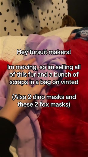 Venta de materiales para fursuits en Vinted