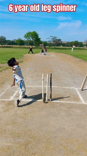 6 year old leg spinner! #CricketShorts#YoungSpinner#FutureCricketer#LegSpinner#KidsCricket