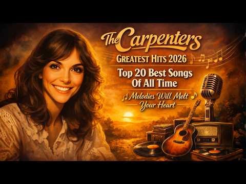 The Carpenters Greatest Hits 2026: Top 20 Best Songs Of All Time 🎶 Melodies Will Melt Your Heart