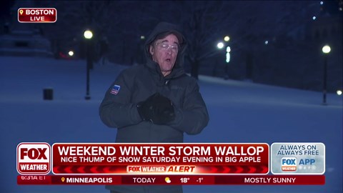 Boston digs out from several inches of snow as winter storm begins to wind down