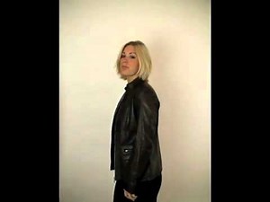 Women's Black Leather Jacket - Roxy