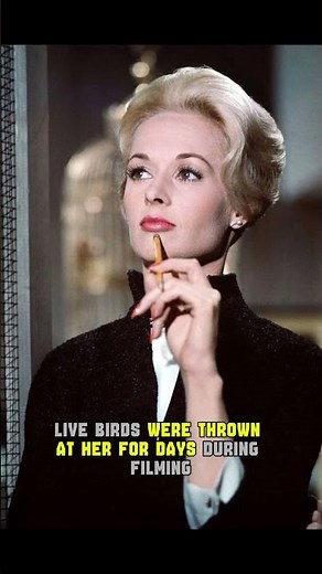 She Was NOT Acting… Hitchcock Used REAL Birds on Her 😱 | The Birds Horror Scene Explained