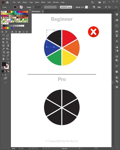 Illustrator Tutorial | Live Paint Bucket in Adobe Illustrator #benocds #illustratortutorial #design