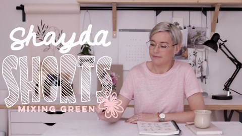 How To Mix Natural Greens With Watercolor