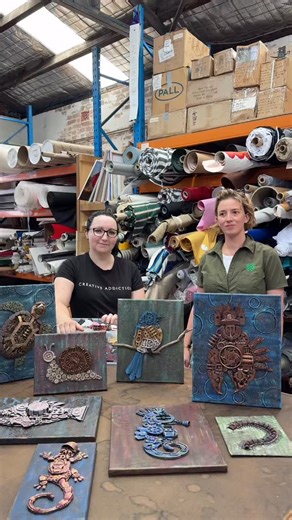 In Emma’s Steampunk Fish workshop, junk truly comes to life. Using reclaimed materials, discarded gadgets, scrap plastics wax, metallic paint, canvas, board and all manner of curious odds and ends all lovingly curated by the artist, participants create their own mechanical creature of the deep – each one completely unique. Guided by local mixed media artist Emma, you’ll explore sculpture, assemblage and creative reuse techniques to transform industrial scraps into fantastical fish with copper fi