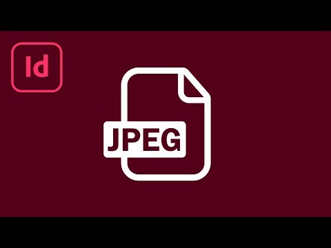How to Save InDesign File as JPEG | Tutorial