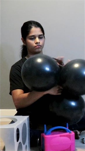 Balloon Quad in Minutes #youtubeshorts #shortfeed#shorts#diy #decor #balloon #tips #hack