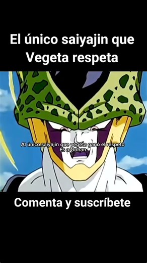 El único saiyajin al que Vegeta respetaba #goku #vegeta #anime #dragonball #viral #tendencia