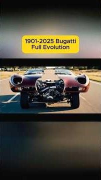 1980 → 2025 Bugatti Evolution: From Classic to Super Sport! #shorts