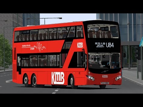 [浪費資源] OMSI 2 CherryLand V6 addon KMB V6X156 YJ1321 U84 南港博覽館 ➜ 南港大學