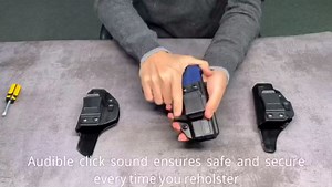 M&P Shield 9mm/.40 with Integrated CT Laser Holster, Compatbie with S&W Shield 9/40 No Laser, Inside Waistband Carry, Adj. Cant Adj. Retention with Screwdriver Included Black