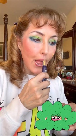 SpongeBob x Lethal Cosmetics | Blue, Green & Turquoise Lime Glam #short #fpy #viral