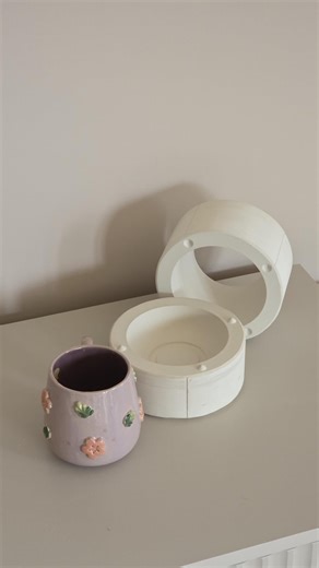 Plaster Slip Casting Mold for Round Ceramic Mug – Pottery Supplies for Artists - Etsy