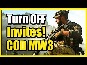 How to Turn Off Game Invites & Friend Requests in COD Modern Warfare 3 (Quick Method)