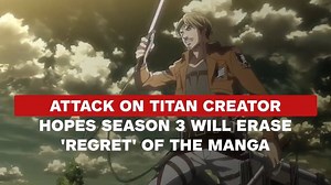 11K views · 608 reactions | Hajime Isayama Hopes Attack on Titan Season 3 Will Let Him Erase 'Regret' of the Manga | Attack on Titan Wiki | Facebook