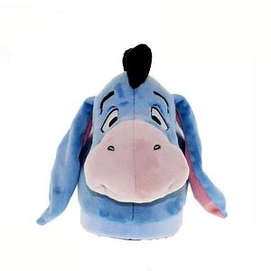 [Hot Item] Kids Winter Warm Animal Shaped Cartoon Cute Soft Stuffed Plush Donkey Slippers