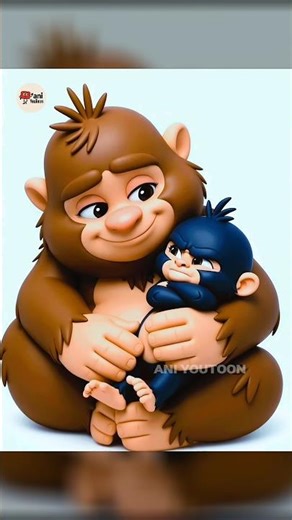 🐒 Baby Monkey Funny Animation Video #shorts #funny #animation #cartoon